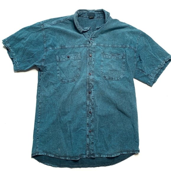 Unbranded Other - Vintage Short Sleeve Button Up Shirt Size Large